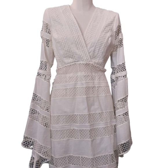Thurley Dresses & Skirts - THURLEY Equator long sleeve Dress, size 10- Ivory